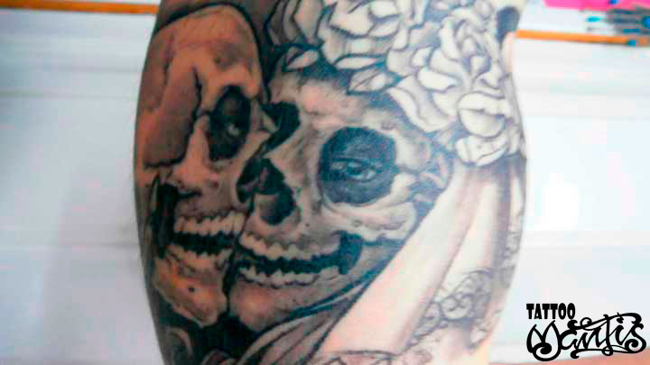 Tatuajes de calaveras de Tattoo Mantis
